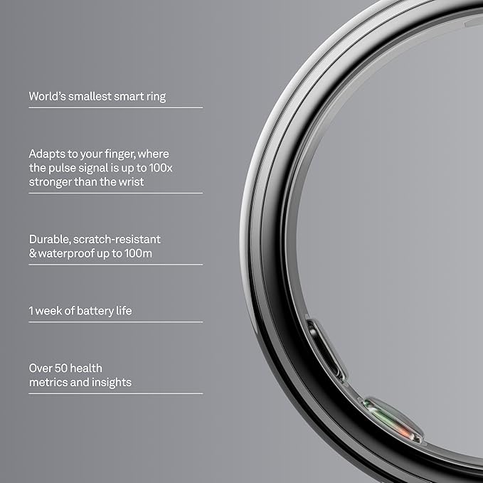 Oura Ring 5 Silver ( 40% off )